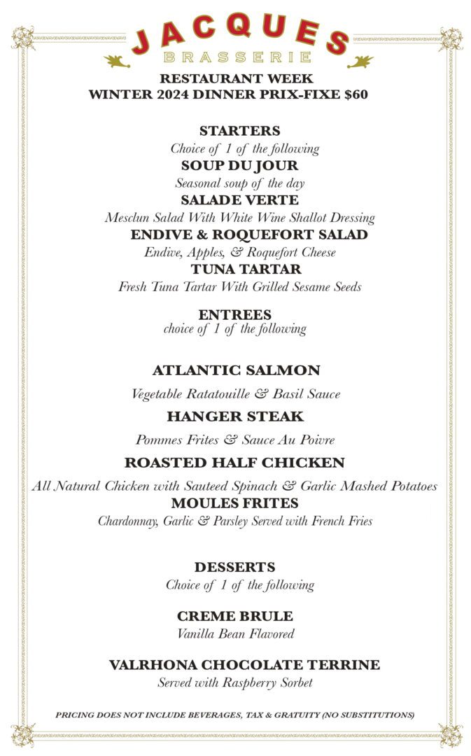 Denver Restaurant Week 2024 Menus Gates Joellen